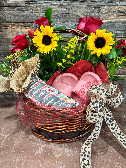 Gift in a basket