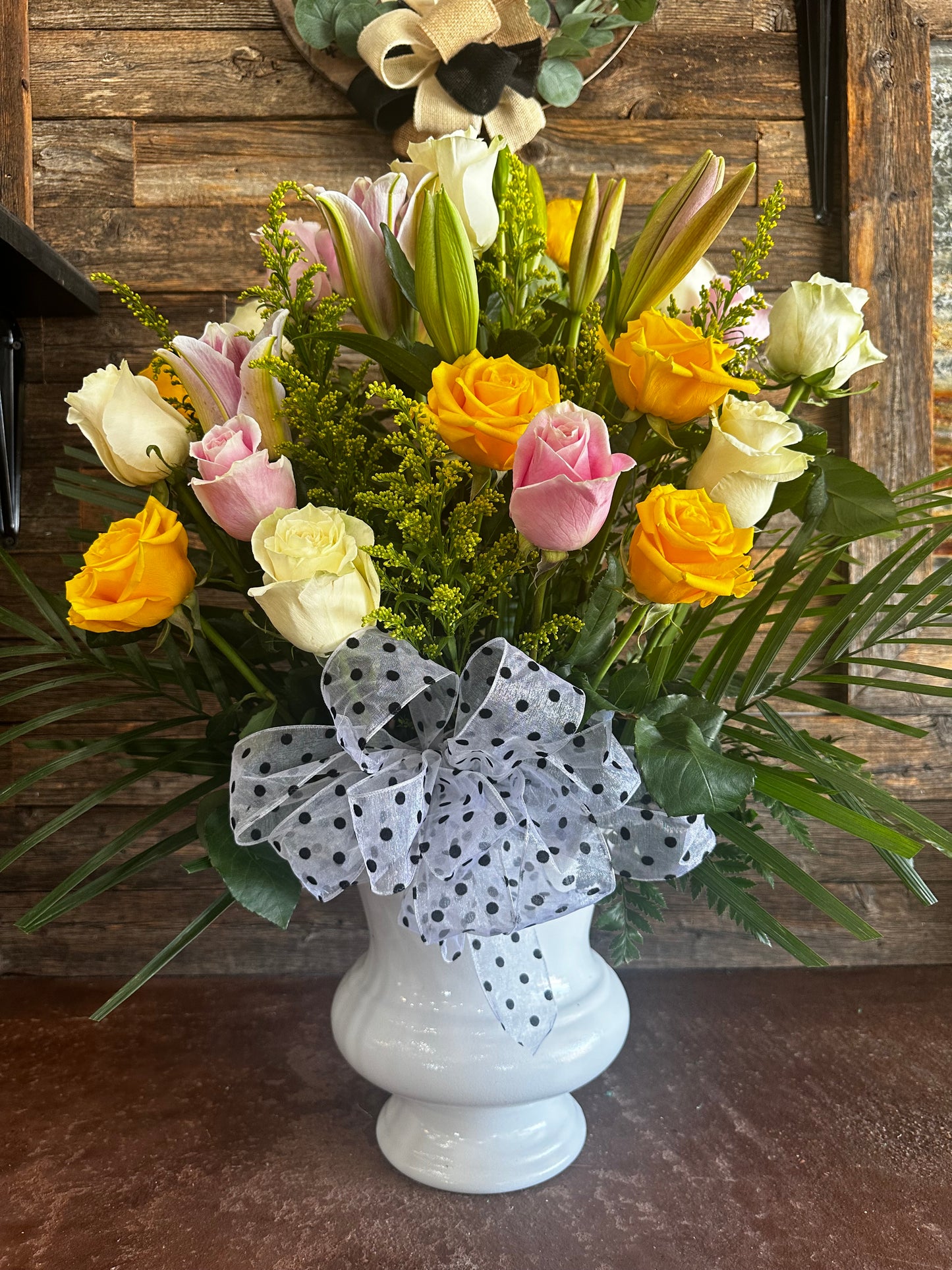 Lilly Mix Sympathy Urn