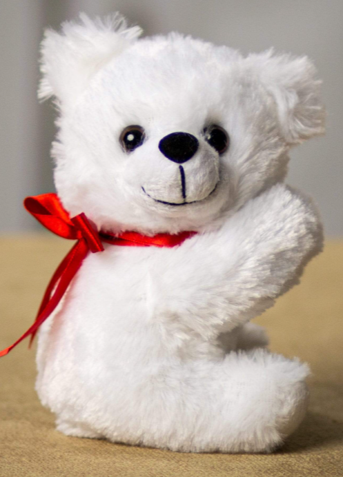 White Bud Vase Hugger