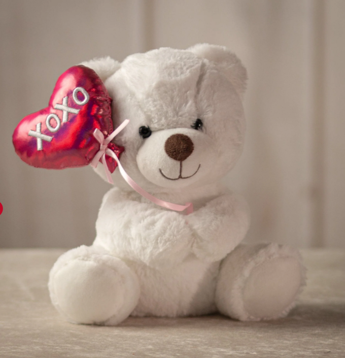Valentine Balloon Bear